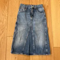 ZARA kidsデニム Aラインスカート 100cm~
