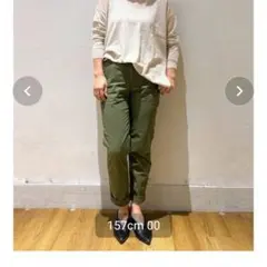 GAP ミッドライズ ダウンタウン カーキパンツ
