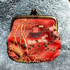 刺繍入り小銭入れ
