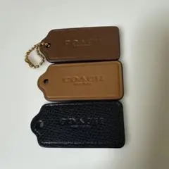 COACH コーチ レザー キーホルダー チャーム 3点セット