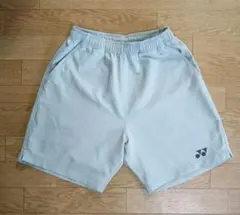 YONEX ライトグレー ハーフパンツ　S