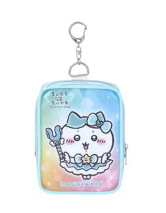 ちいかわ 超まじかるちいかわ マスコットも入る！クリアポーチ（ハチワレ）