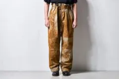 【山内26ss】エンシェントダイ・超高密度シールドコットンクロス・ツナギパンツ