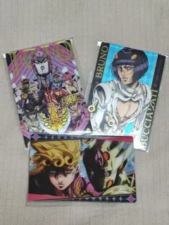 ジョジョの奇妙な冒険 5部 ウエハース カード 3枚セット