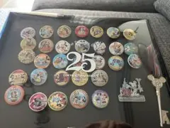 時間限定値下げ　ディズニー　25周年　記念缶バッジ