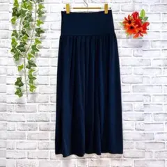 【UNIQLO】 ユニクロ (M) ナローフレアマキシスカート レディース