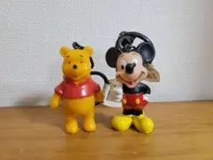 ディズニーキャラクターキーホルダーセット平成レトロ当時ものくまのプーさん くまのプーさん - 【希少】平成レトロ くまのプーさん マスコット