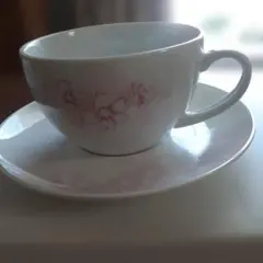 桜模様のカップとソーサーセット