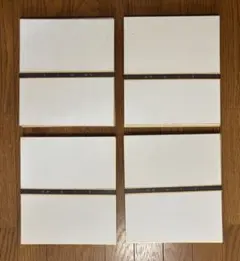 書道用 サイン用　色紙 画仙紙　4束セット 40枚　金縁加工
