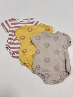 バースデイ　ロンパース 70 3枚セット 半袖 まとめ売り 男の子 女の子