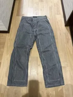 XLARGE ストライプ ワークパンツ 32