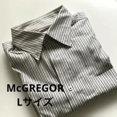 McGREGOR 長袖シャツ ストライプ柄 Lサイズ
