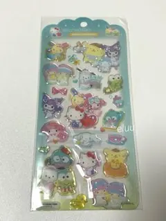 【匿名発送】サンリオキャラクターズ　ウサハナ　ドロップジェリーシール