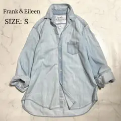 フランク&アイリーン スキッパーシャツ デニムシャツ Eileen 水色 S