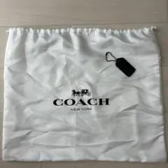 【中古・傷あり】COACH コーチ レザータグ チャーム&保存袋
