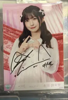 Top Yell NEO 永田詩央里 櫻井もも 直筆サイン入りチェキ ノイミー はんぶんこクリスマス 永田詩央里 ヨリ 直筆 サイン 【公式通販】