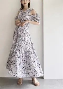 【新品】スナイデル　フリルオーバーワンピース