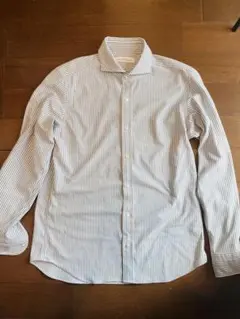 GREEN LABEL RELAXING ストライプ長袖シャツ M