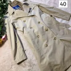 美品♡ バーバリーブルーレーベル　トレンチコート　ベルト　ノバチェック　40