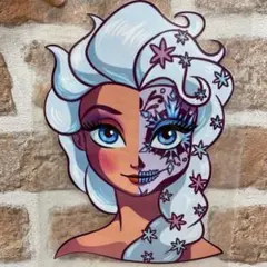 エルサ　シール　ステッカー　転写シート　ディズニー　プリンセス　アナと雪の女王