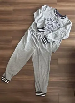 値下げ！綿100 キッズ　パジャマ　140 グレー