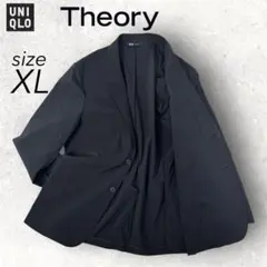 希少XL★ユニクロ セオリー 感動ジャケット コラボ ブラック 黒 スマカジ