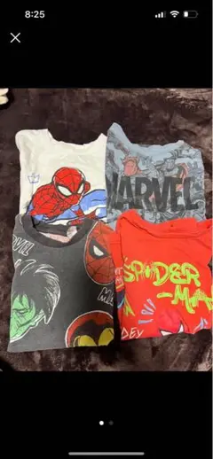 スパイダーマン Tシャツ 4枚セット