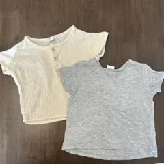 H&M ベビーTシャツ 2枚セット
