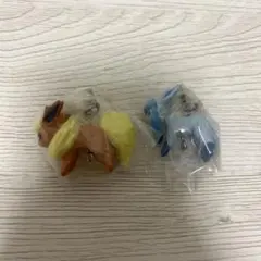 つまんでつなげてマスコット　ポケモン　グレイシア　ブースター　サンダース