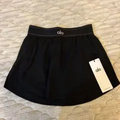 alo MATCH POINT TENNIS SKIRT XS ブラック
