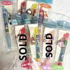 【未開封】平成レトロ ご当地キティ シャーペン 6本セット
