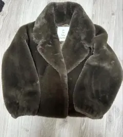 本日特価！searoomlynn エコファーコート　ダークブラウン