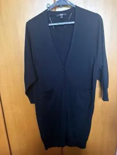 UNIQLO ブラック 薄手カーディガン L