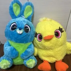 非売品 Disney Pixar トイストーリー4 ぬいぐるみ ダッキー&バニー