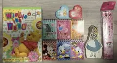 ディズニー メモ帳 まとめ売り セット　鉛筆付き