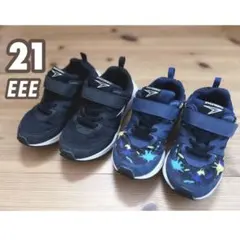 《2足》瞬足 21cm 3E スニーカー まとめ売り