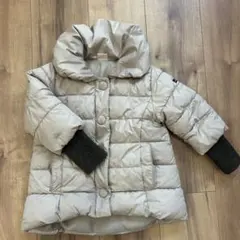 petit main ベージュ ダウンジャケット 90cm