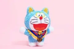 100%ドラえもん＆フレンズ展 ネコの神様ドラえもんキーチェーン