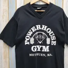 H227☆パワーハウスジム☆90s☆ＵＳＡ製☆フットボールＴシャツのサムネイル