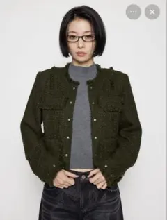 LAGUA GEM COTTON NAPOLEON ジャケット BL - メルカリ