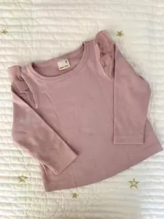 プティマイン　肩フリルトップス　女の子