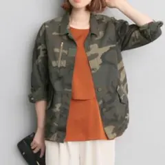 【URBAN RESEARCH ROSSO】ウェザーカバーオール ミリタリー迷彩のサムネイル