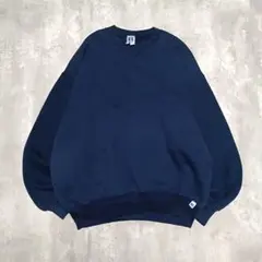 【希少】 90s USA製 Russell ソリッド ブランク XL