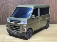 新型アトレー（ハイゼットカーゴ改） オフビートカーキM TE37風、鏡面