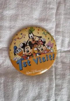 非売品 アメリカ ディズニーワールドのピンバッジ 1st Visit!