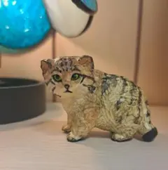 値下げ可 ୨ৎ那須どうぶつ王国 はしもとみおの彫刻ガチャガチャ マヌルネコ