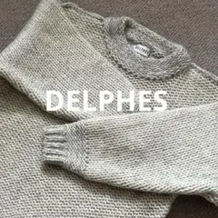 レディース クルー ネック セーター ニット M ざっくり