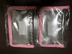 【未開封】A6ピンクのジッパーバインダー 2個セット