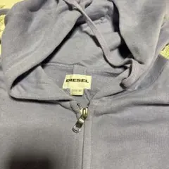 DIESEL ジップアップパーカー パープル XS
