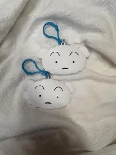 すき家 35周年記念 クレヨンしんちゃん シロ キーホルダー 2個セット